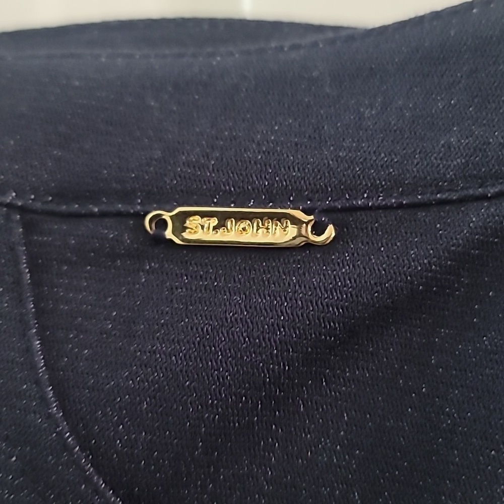 Vintage St John Denim Embroidered Denim Pants XS - Picture 4 of 7